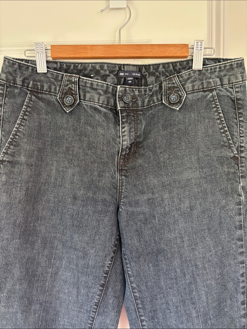 Women's Blue wide legged Blue Denim Jeans 12R